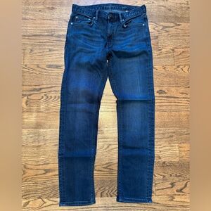 Banana Republic Traveler Men's Slim Fit Jeans in Deep Blue, 31 x 32